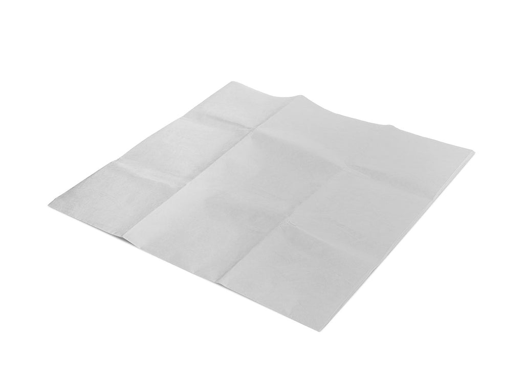  light gray TYVEK fabric on a white background