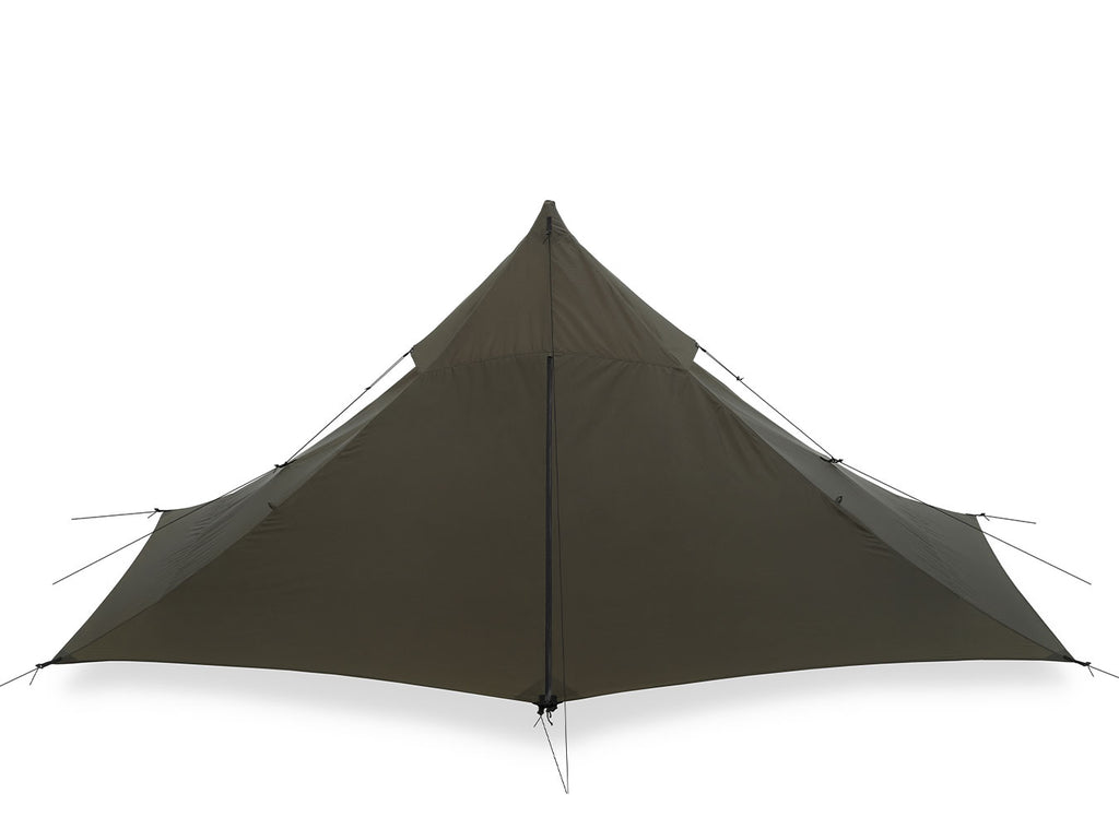 Liteway Illusion Solo ultralight one-person tent in olive, pitched