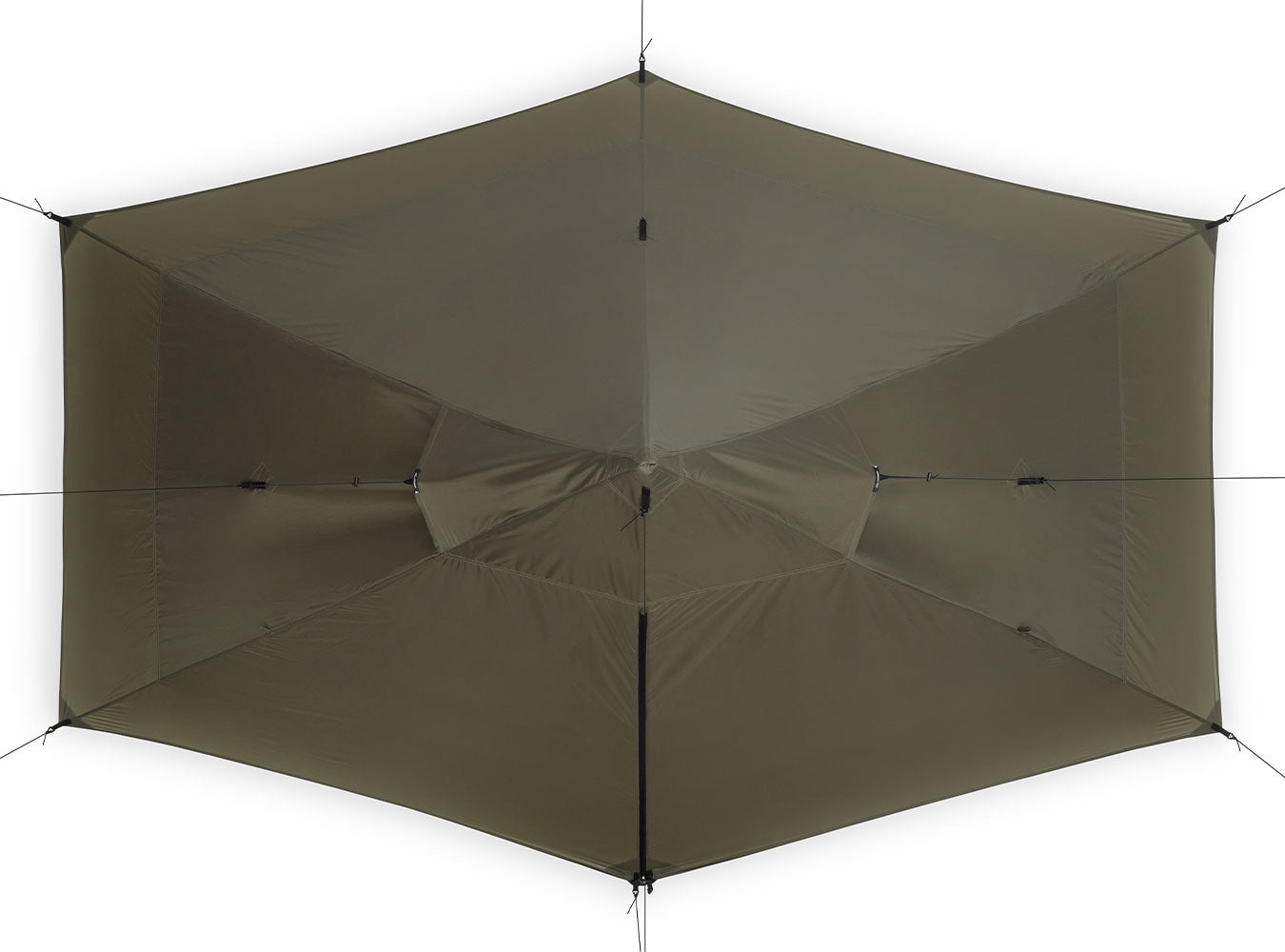 Top view of Liteway Illusion Solo tent pitched