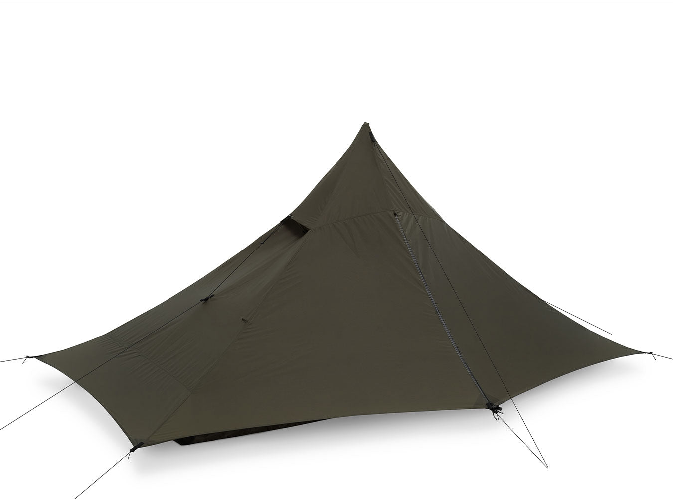 Side view of Liteway Illusion Solo tent pitched 