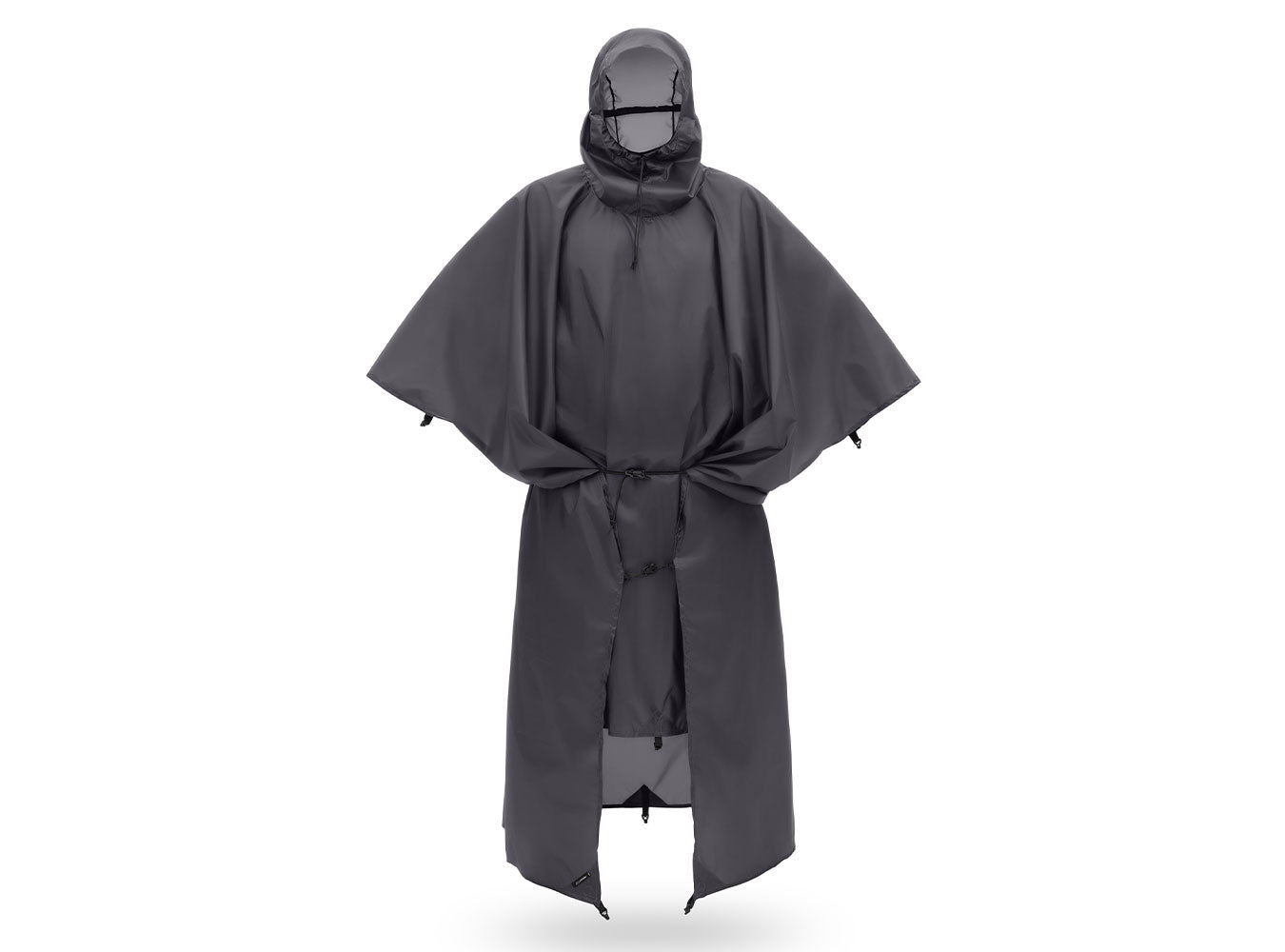 Liteway Poncho Simplex ultralight poncho-tarp worn 