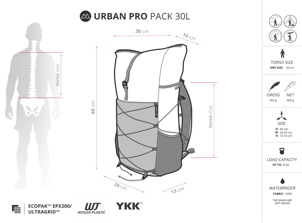 LITEWAY URBAN PRO PACK 30L